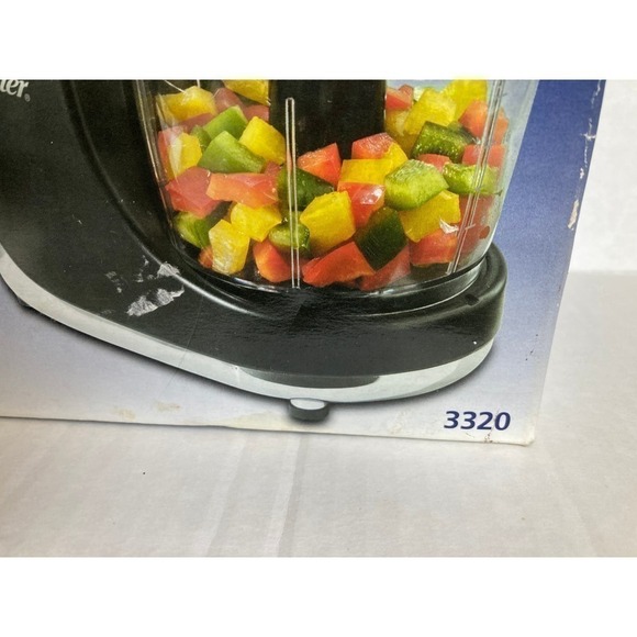 Oster Mini  3 Cup Black Mini Food Chopper with Whisk attachment Open Box - Picture 6 of 15
